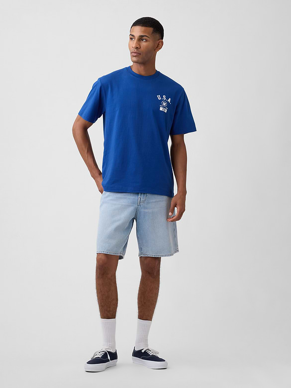 Everyday Soft Relaxed USA Graphic T-Shirt