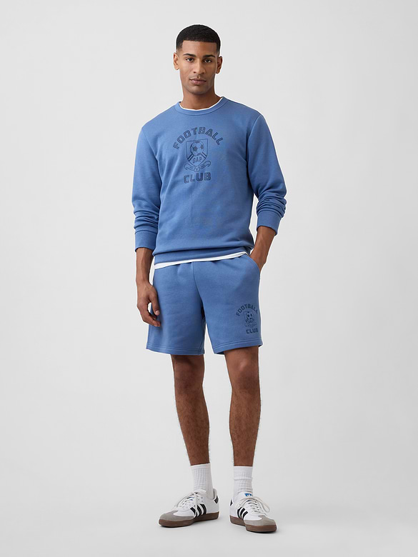 Relaxed Gap Soccer Graphic Shorts