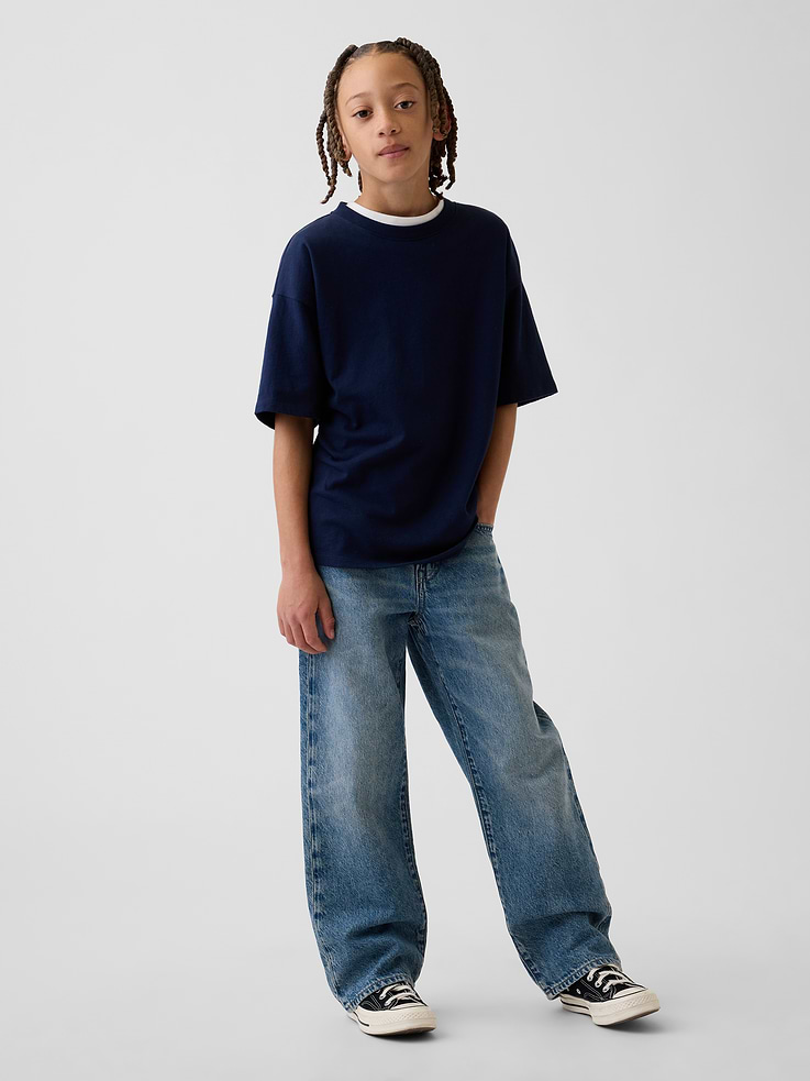 Image number 1 showing, Kids '90s Loose Jeans