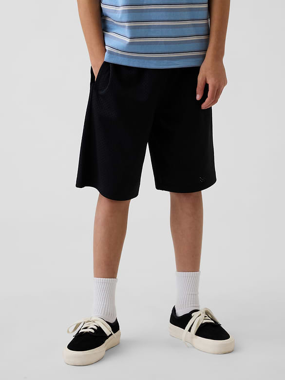 Kids 8" Mesh Active Shorts