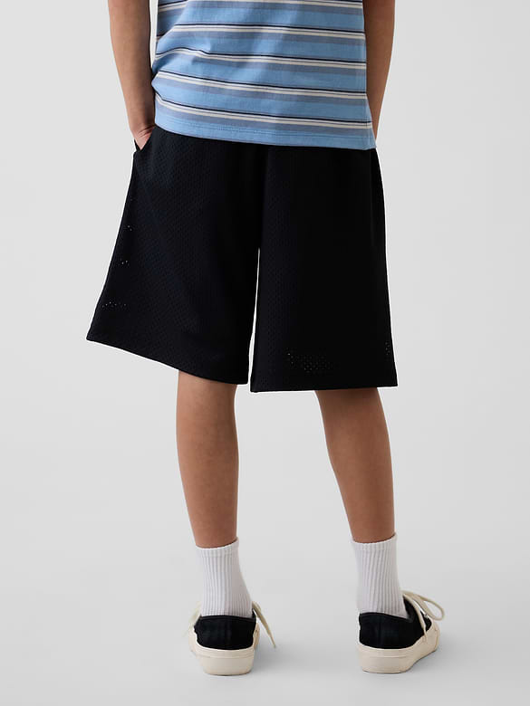 Kids 8" Mesh Active Shorts