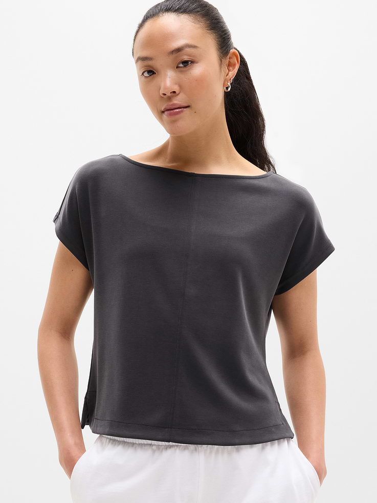Image number 1 showing, Seasoft Boat Neck Tee