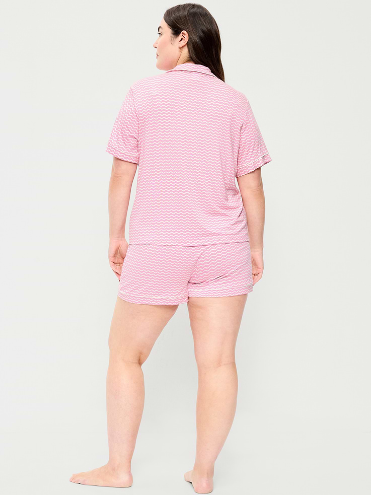 Image number 6 showing, Sunday Sleep Knit Jersey Short Set