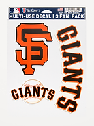 Image 1 of 1, 3-pack, these versatile decals adhere smoothly to a wide variety of surfaces including, tumblers, laptops, desks, windows, and more, removeable and reusable, vinyl material, Product #1180369