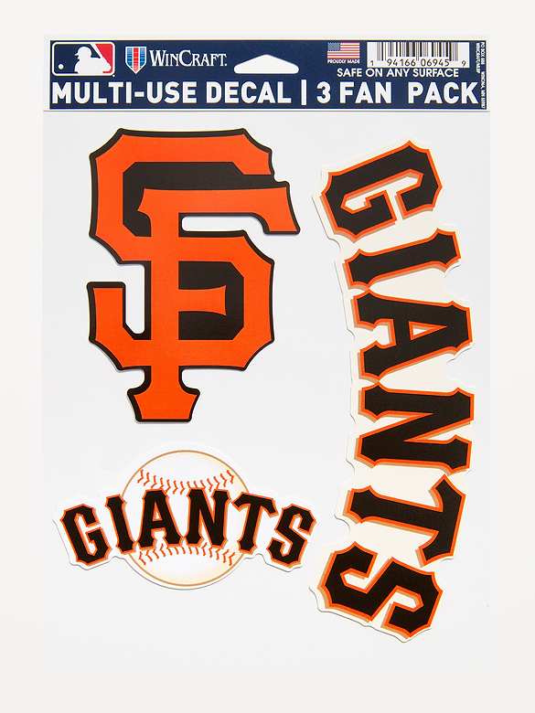 WinCraft® San Francisco Giants 3-Pack Multi-Use Decals