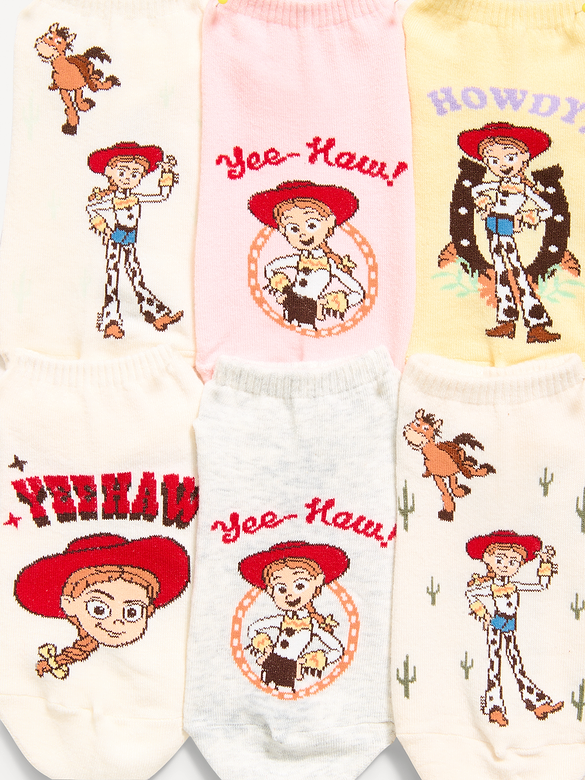 Disney© 6-Pack Novelty Ankle Socks for Women
