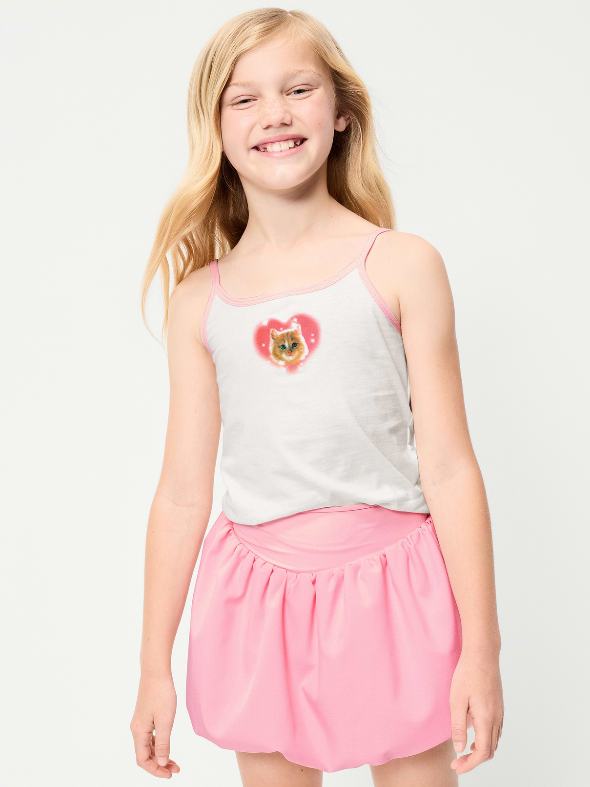 Fitted Graphic Cami for Girls