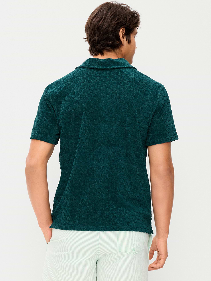 Image number 2 showing, Textured Terry Polo