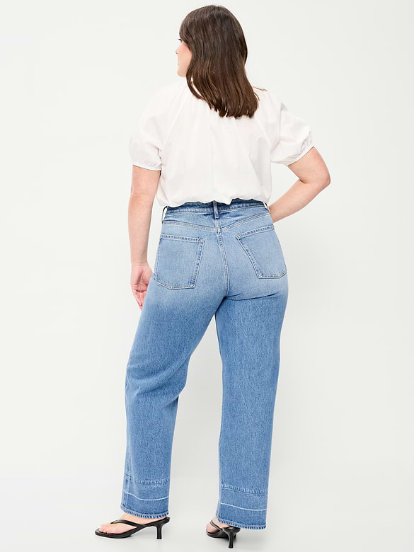 Extra High-Waisted Wide-Leg Jeans