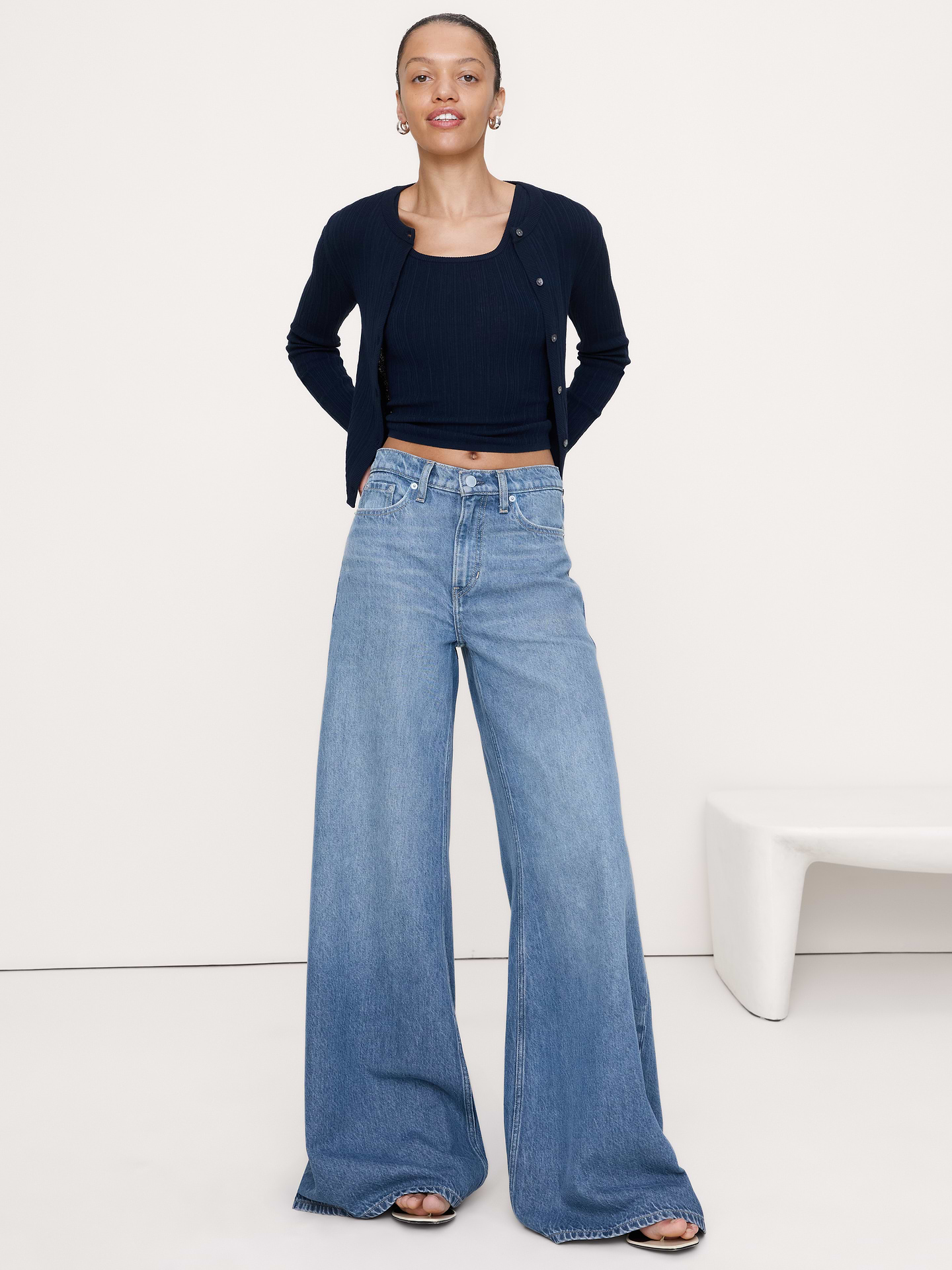 L'image numéro 7 présente Camisole en tricot froissé