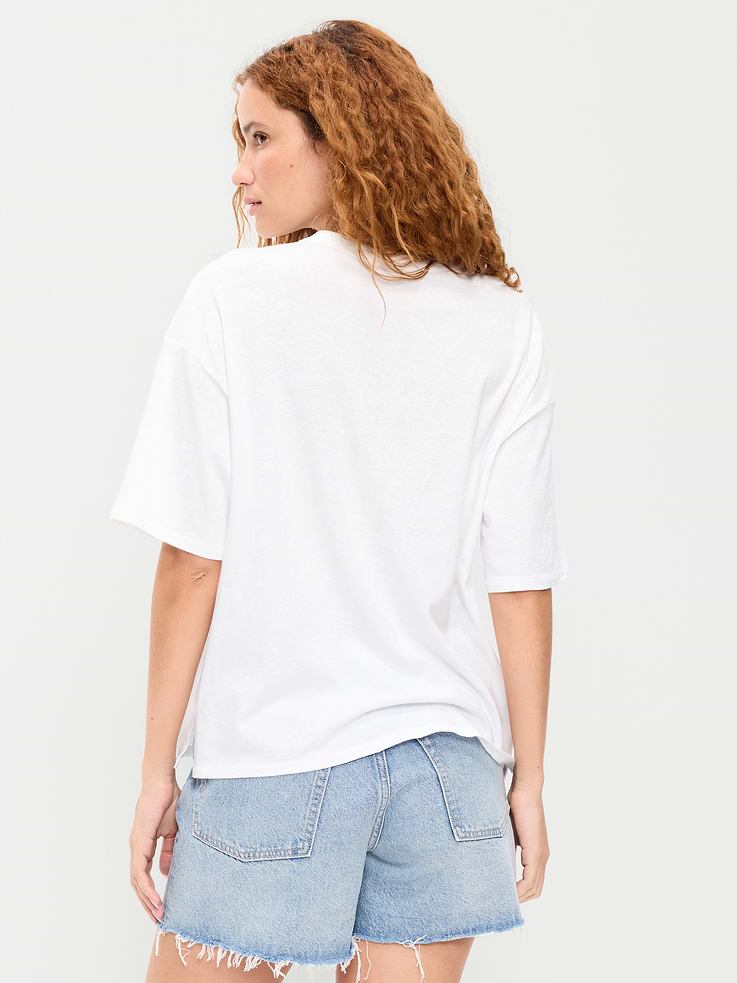 Image number 2 showing, Short-Sleeve Loose Crew-Neck T-Shirt