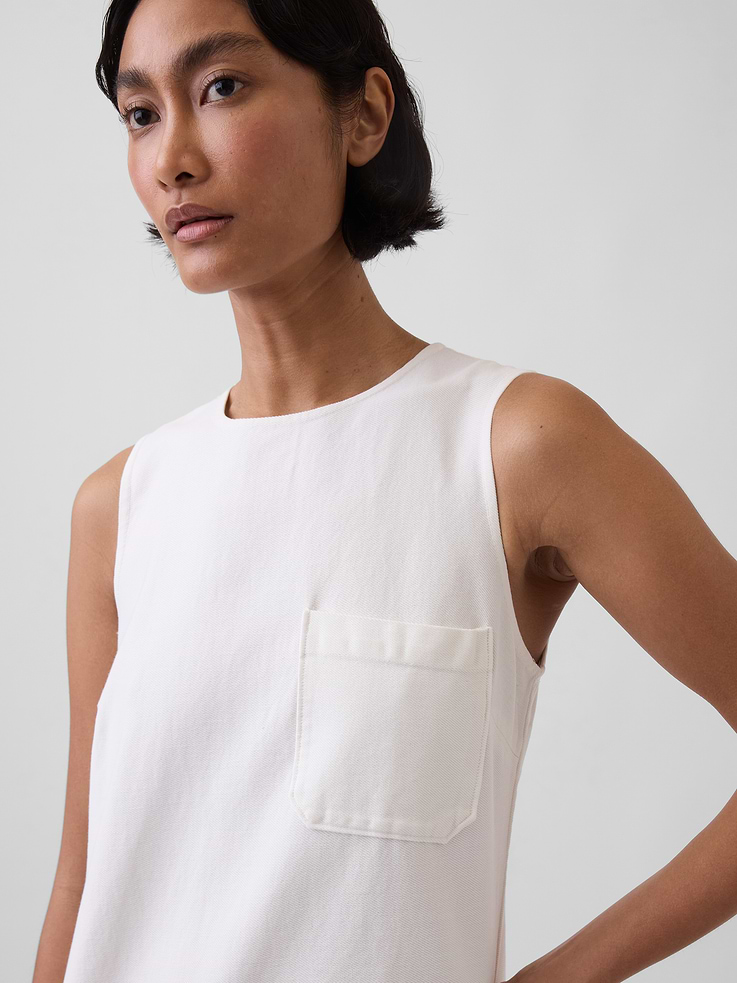 Image number 5 showing, Eyelet Hem Mini Shift Dress