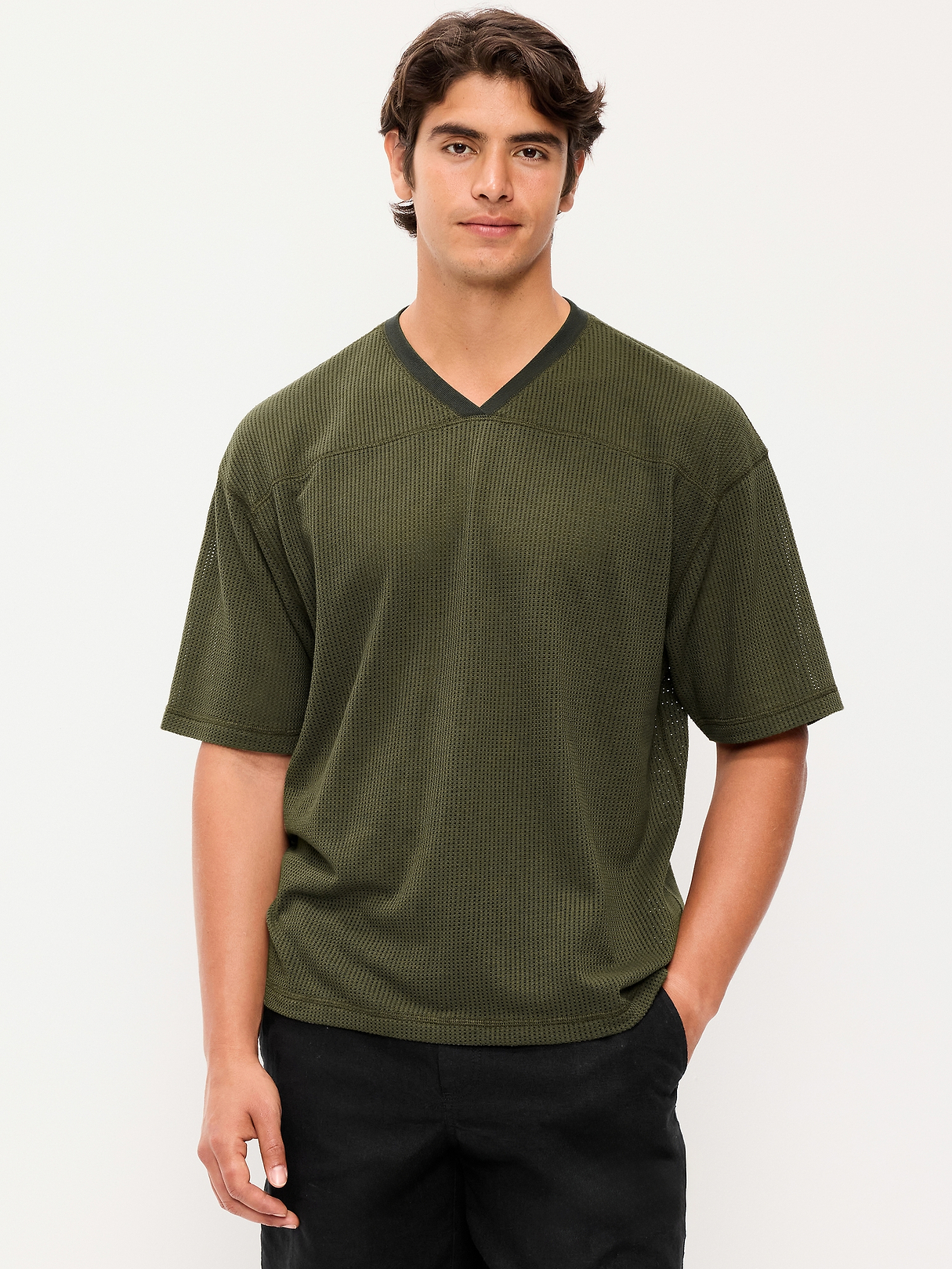 Football-Style Knit T-Shirt | Old Navy
