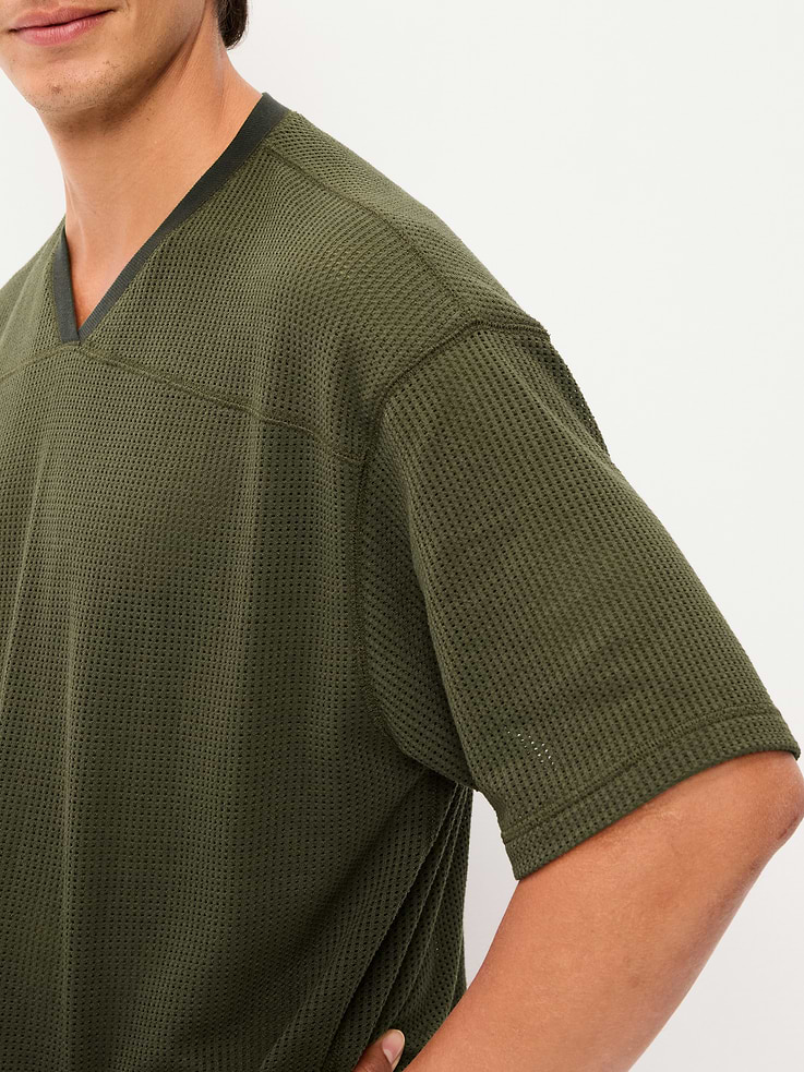 Image number 3 showing, Football-Style Knit T-Shirt