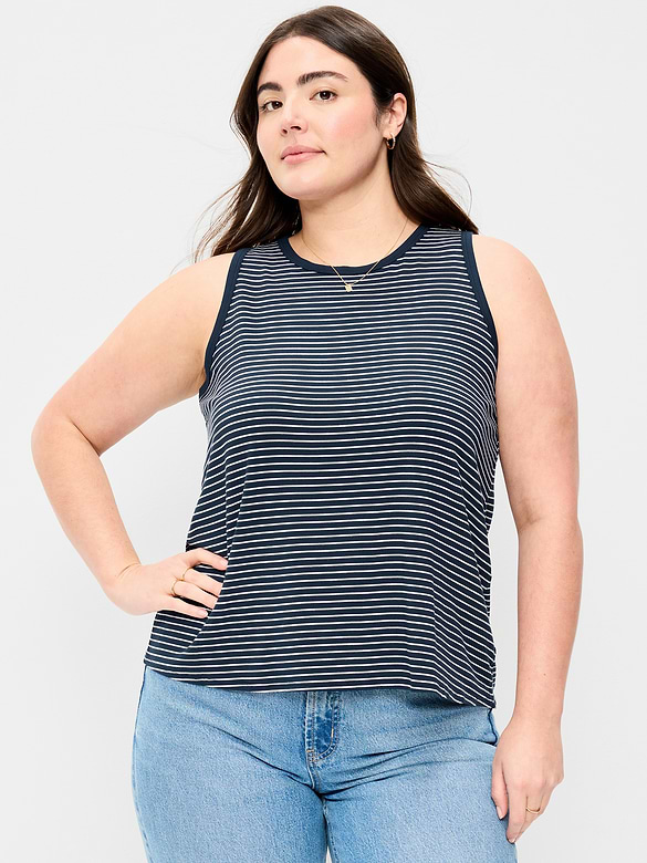 Luxe High-Neck Tank Top