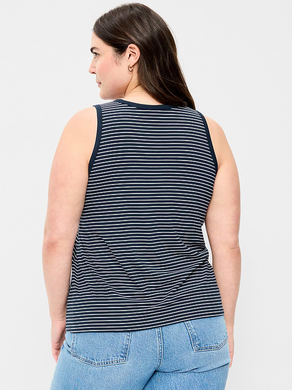Luxe High-Neck Tank Top