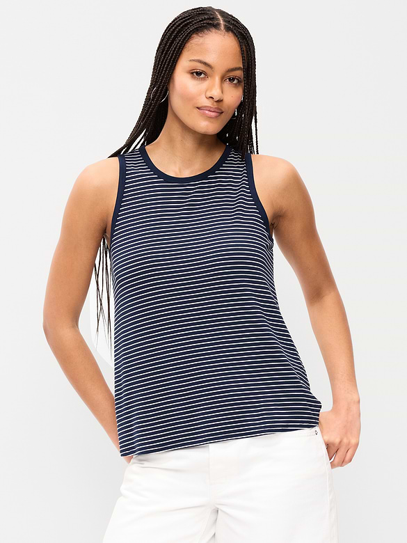 Luxe High-Neck Tank Top