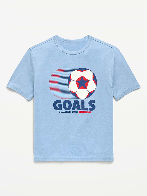CloudMotion Graphic Performance T-Shirt for Boys