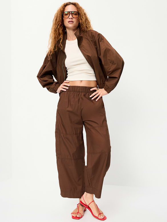 Twill Utility Zip-Front Jacket
