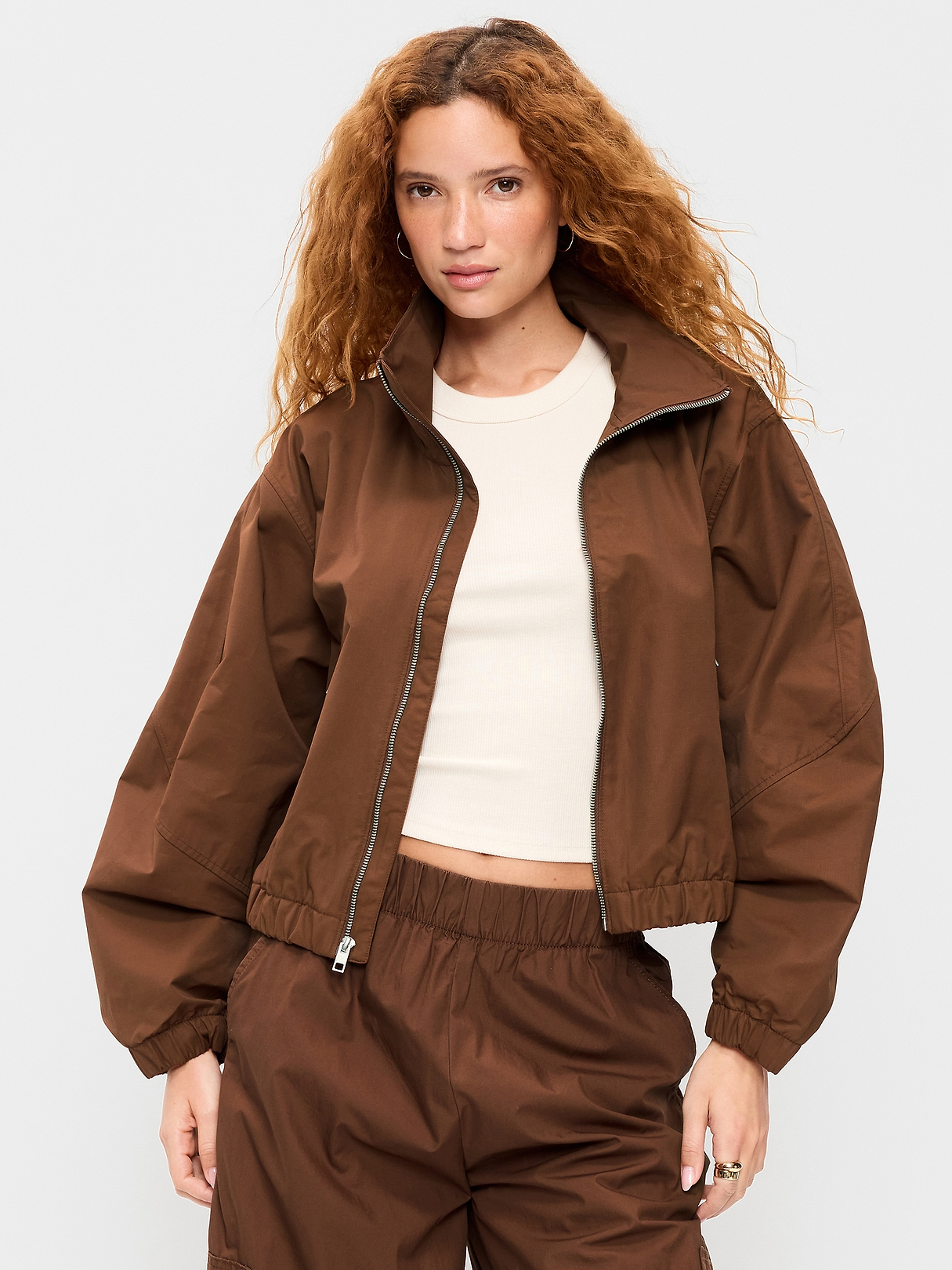 Twill Utility Zip-Front Jacket | Old Navy