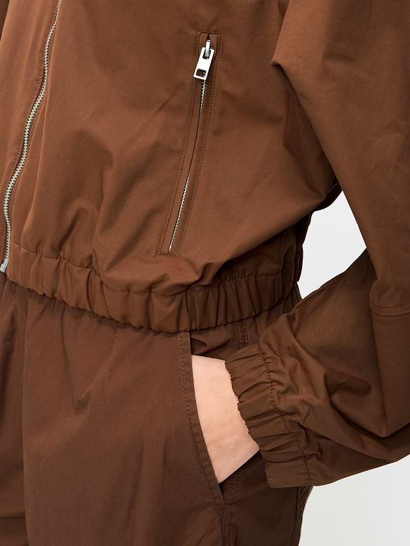 Twill Utility Zip-Front Jacket