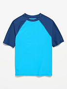 Image number 1 showing, Short-Sleeve Rashguard Swim Top for Boys