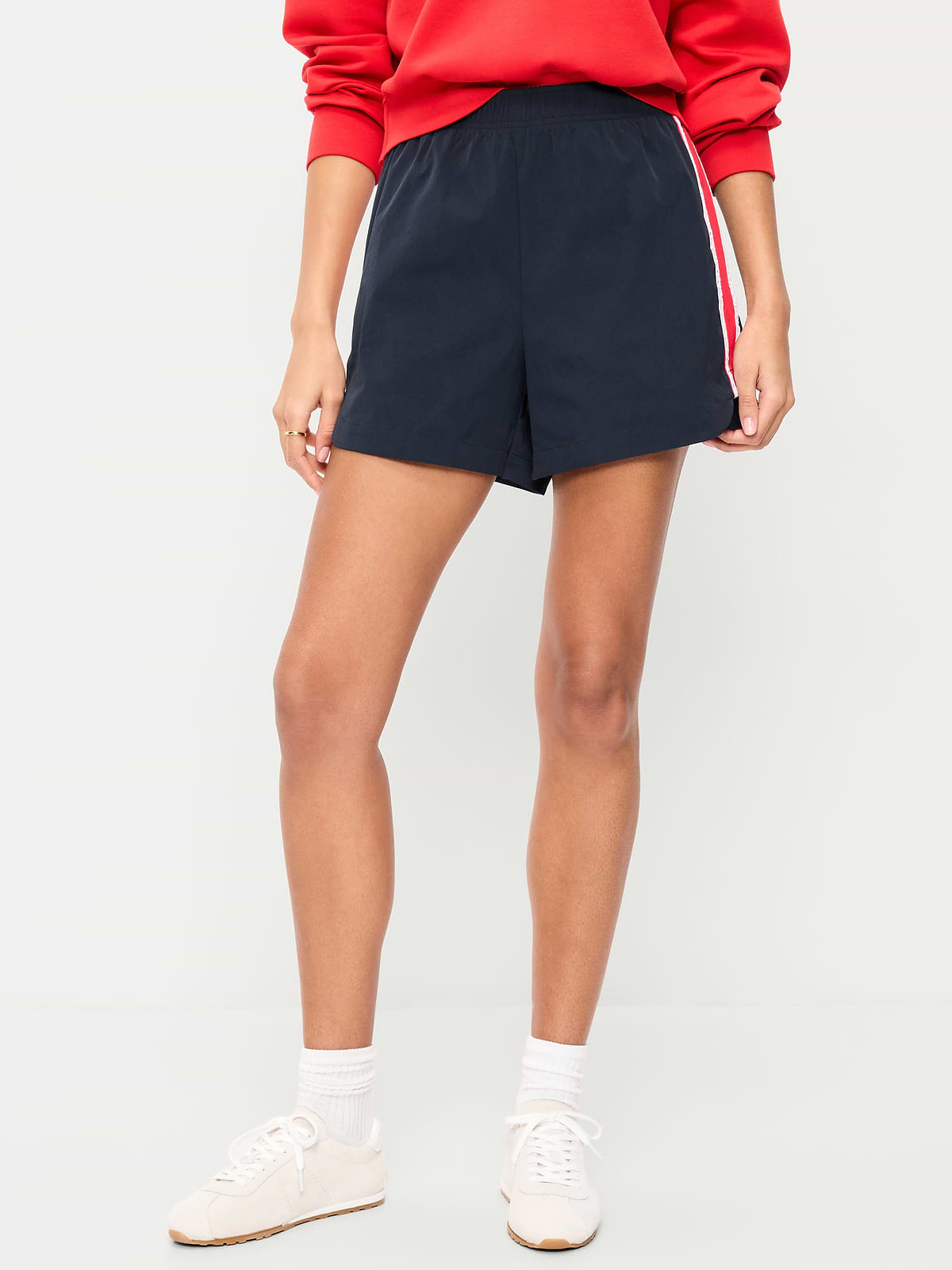 High-Waisted TrekTech Run Shorts