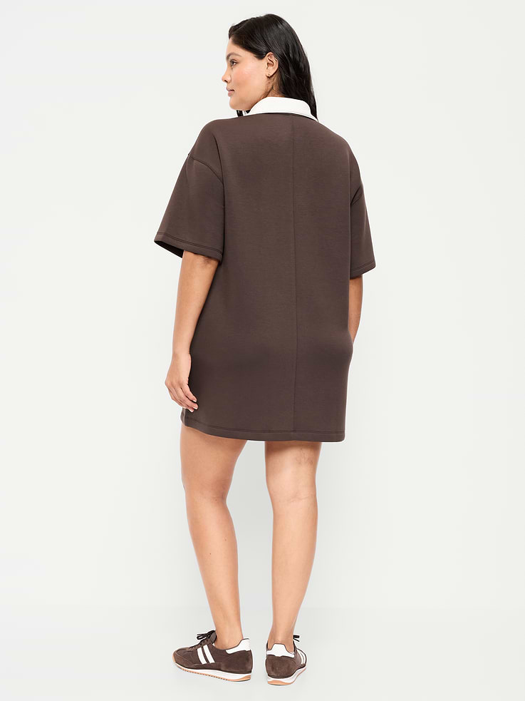 Image number 6 showing, Bounce Fleece Short-Sleeve Polo Dress