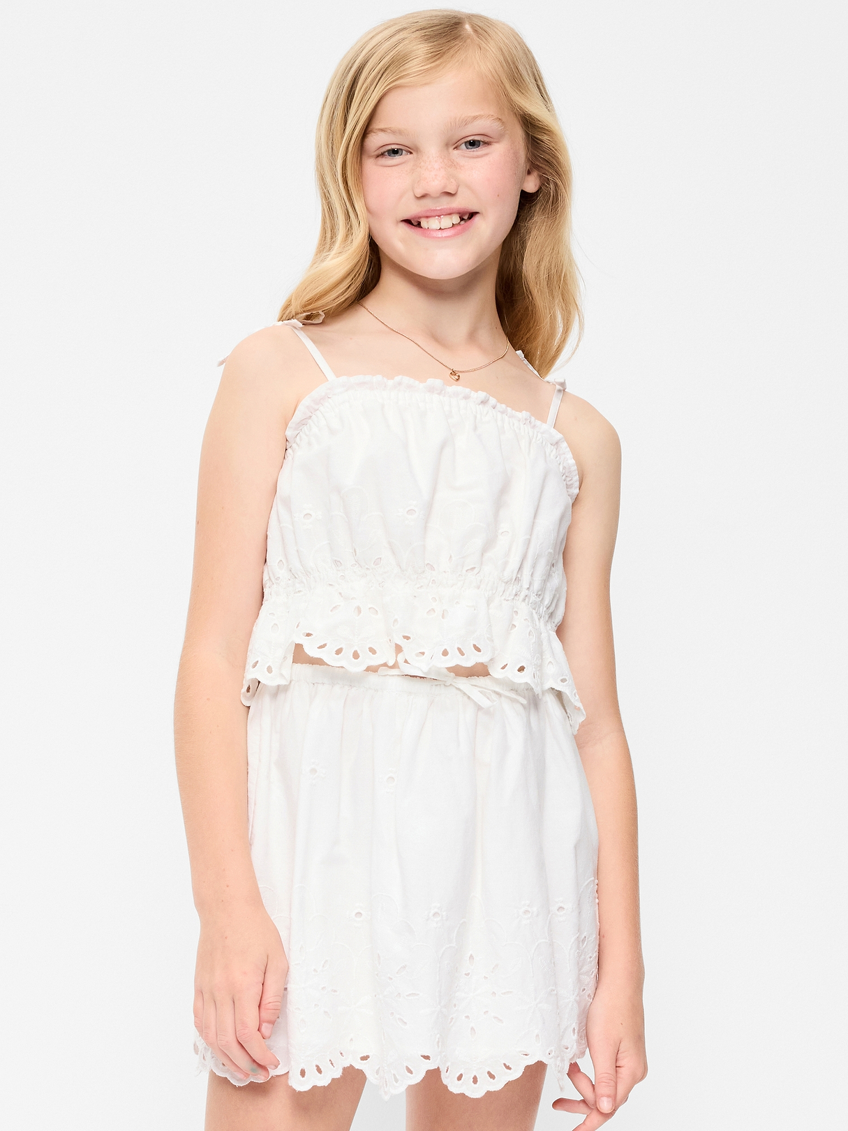 Sleeveless Tie-Shoulder Top for Girls | Old Navy