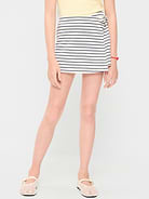 Image number 1 showing, Wrap-Front Knit Skort for Girls