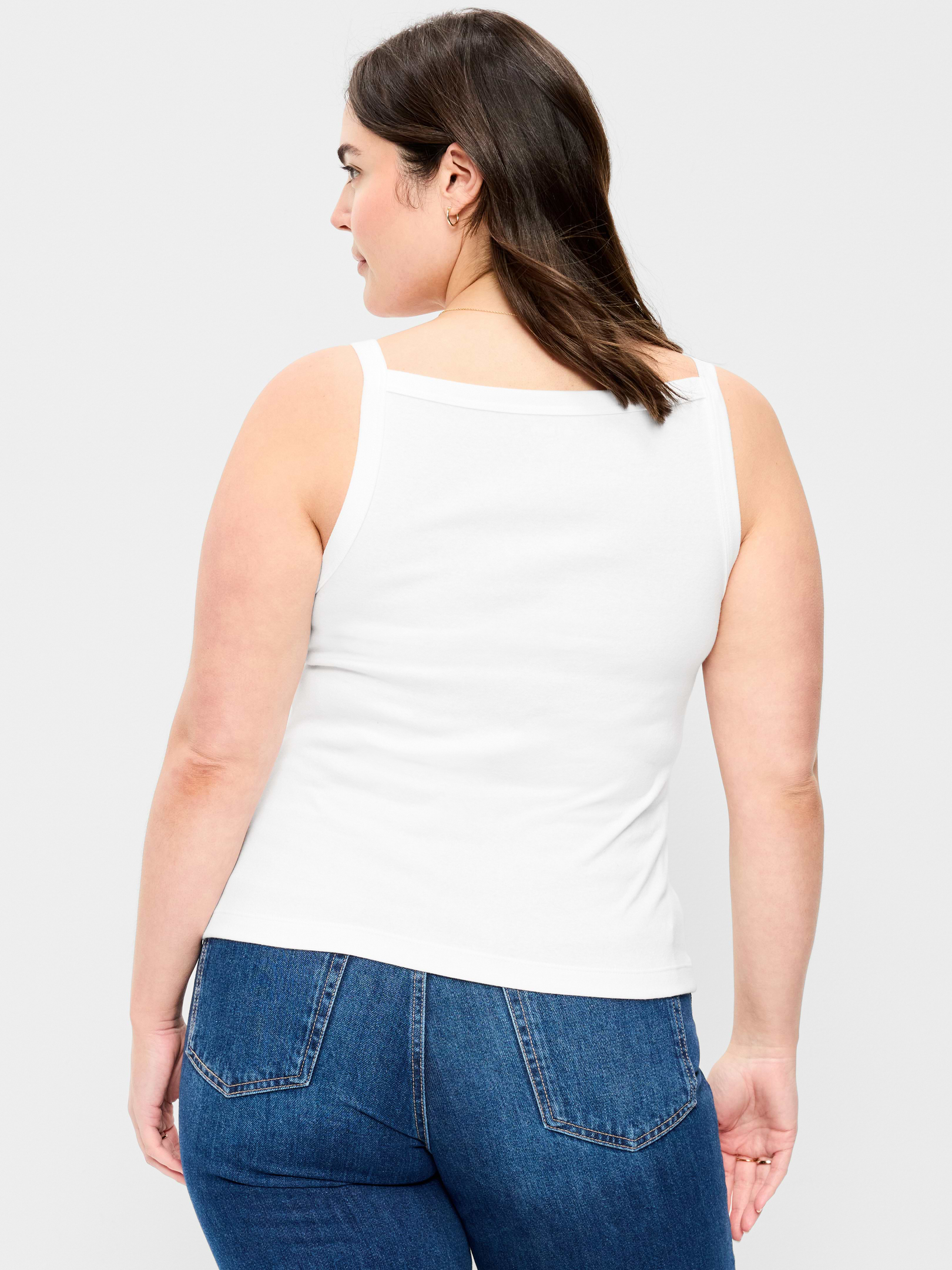 Snug Apron-Neck Tank Top | Old Navy