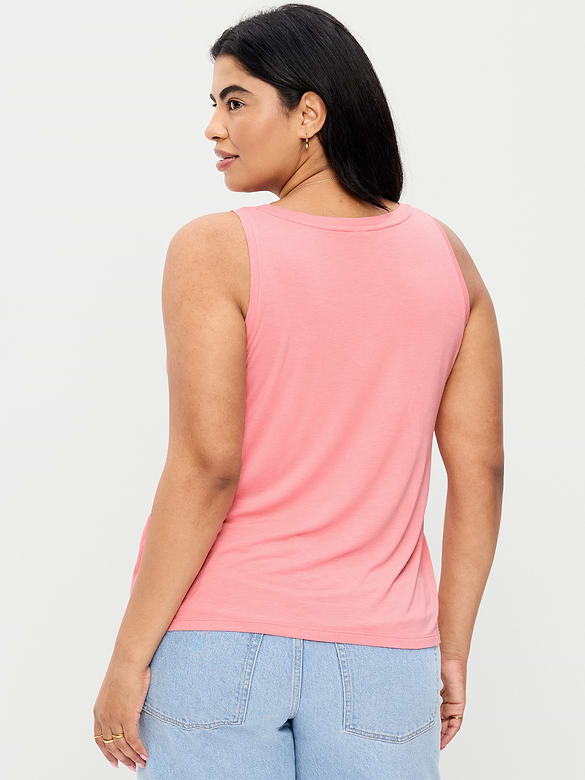 Luxe Scoop-Neck Tank Top