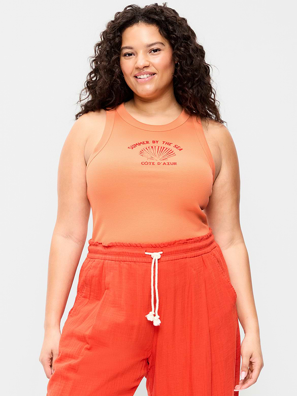 Camisole courte moulante