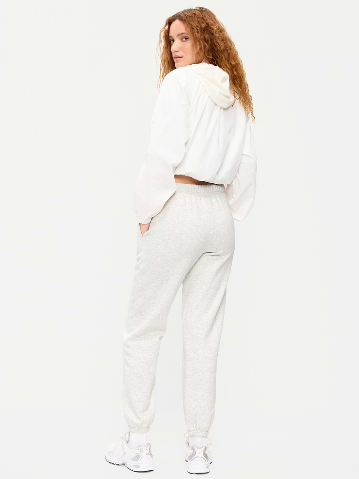 Image number 3 showing, High-Waisted Cinched-Ankle Sweatpants