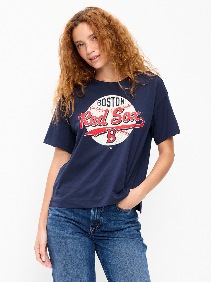 Image number 1 showing, Boston Red Sox Crew-Neck T-Shirt for Women