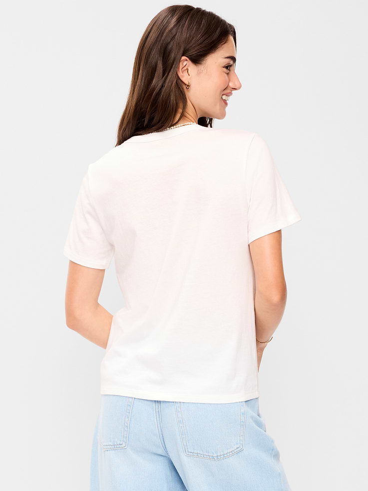 Image 2 of 8, EveryWear Crew-Neck Logo-Graphic T-Shirt