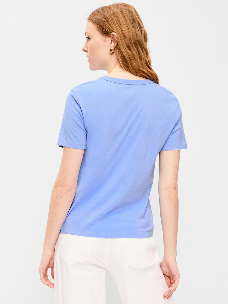 L'image numéro 2 présente T-shirt passe-partout ras du cou à logo imprimé