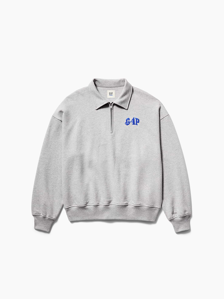 Image number 7 showing, Gap × Awake NY Heavyweight Oversized Quarter-Zip Pullover
