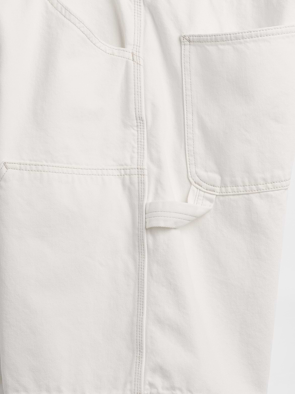 9" Loose Denim Carpenter Shorts