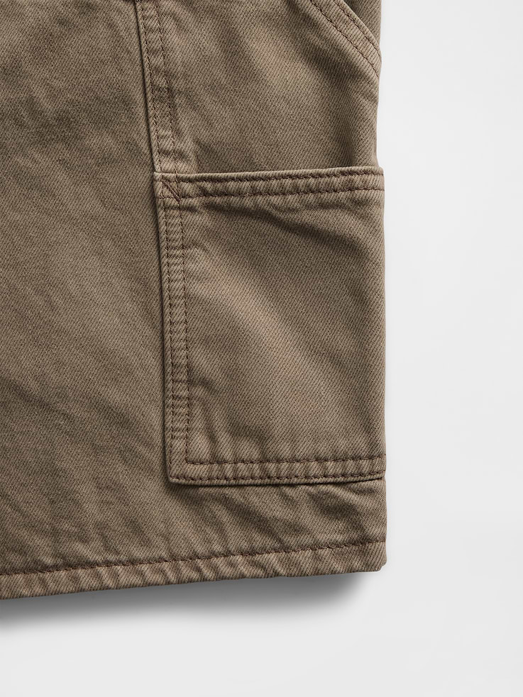 Image 5 of 7, 9" Loose Denim Carpenter Shorts