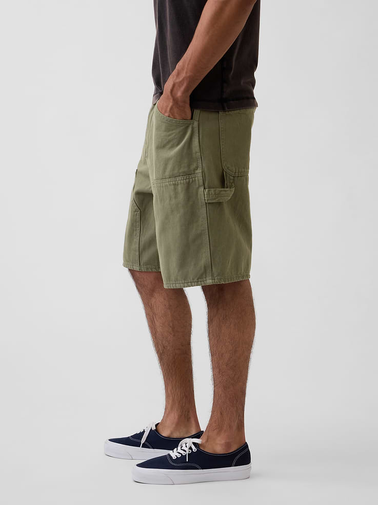 Image number 3 showing, 9" Loose Denim Carpenter Shorts