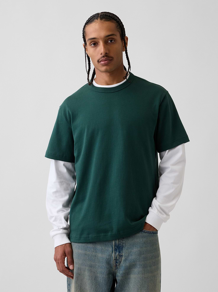 Image number 1 showing, Adult Heavyweight Relaxed T-Shirt
