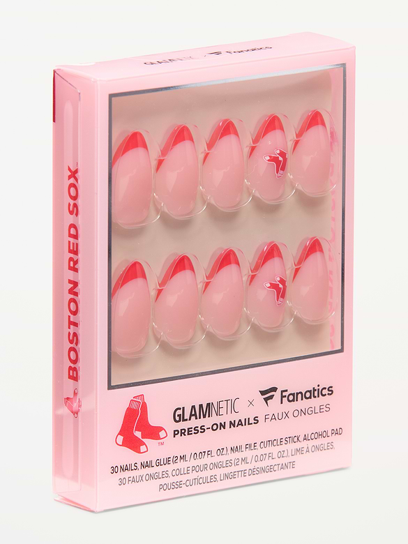 Glamnetic x Fanatics Boston Red Sox Press-On Nail Kit
