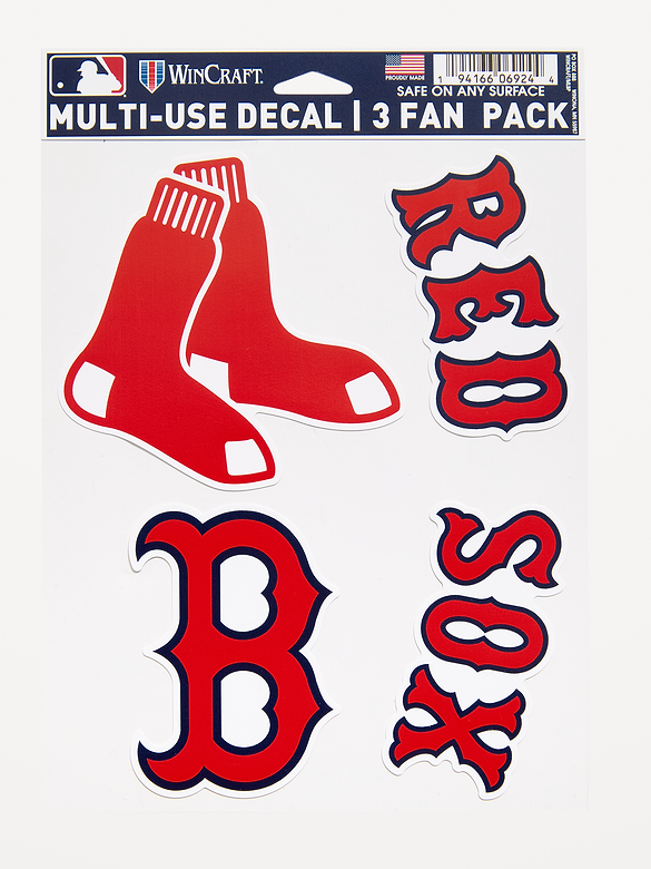 WinCraft® Boston Red Sox 3-Pack Multi-Use Decals