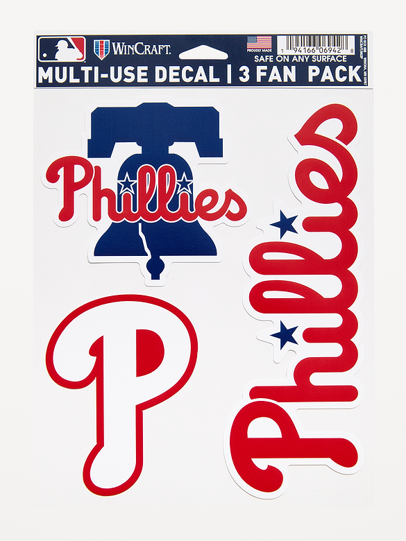 WinCraft® Philadelphia Phillies 3-Pack Multi-Use Decals