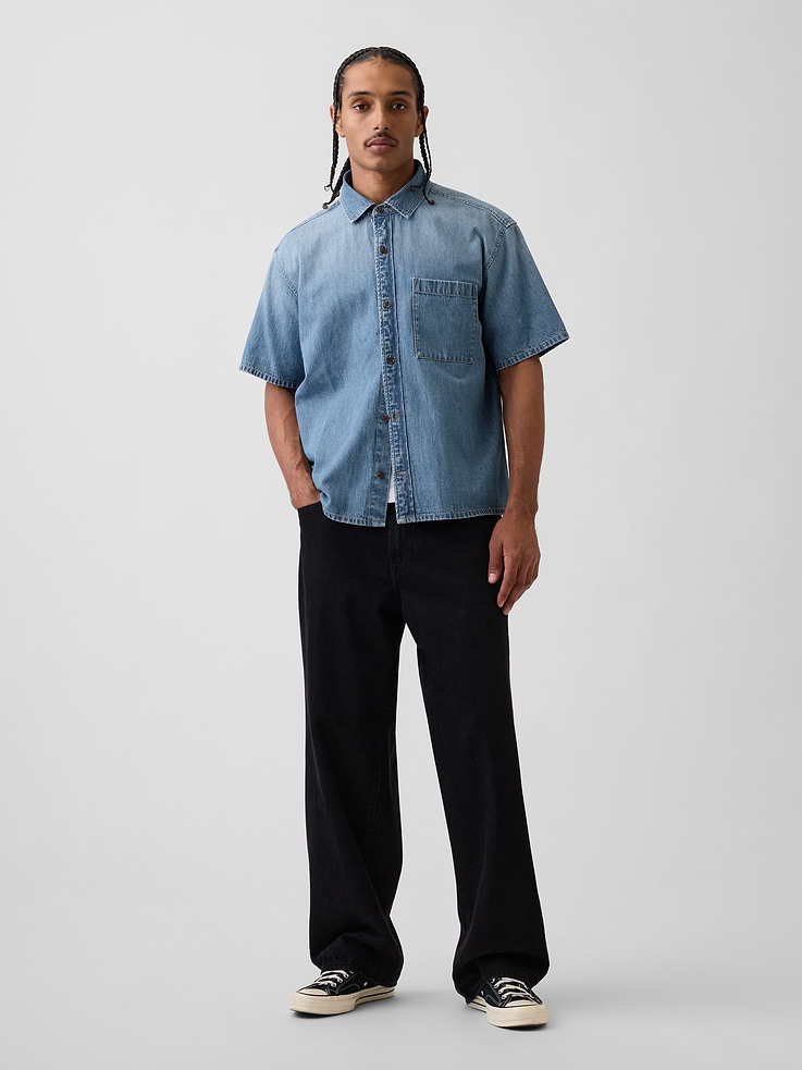 Image number 2 showing, Denim Relaxed Shirt