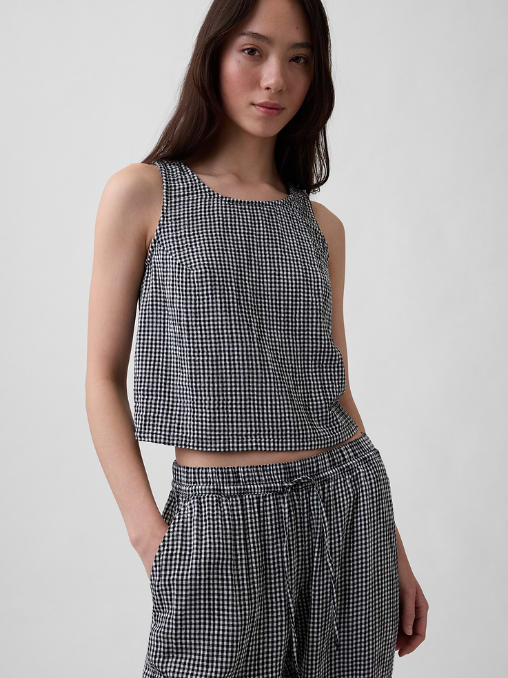 Image number 5 showing, Cotton Gauze Easy Joggers