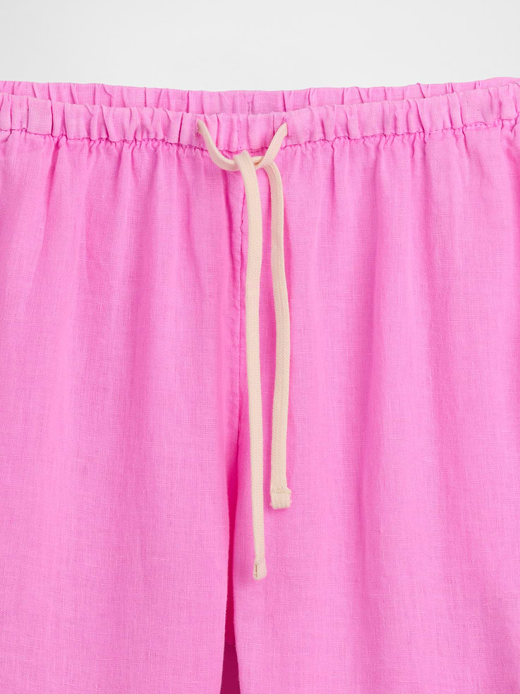 Image number 5 showing, 6" Linen-Blend Easy Shorts