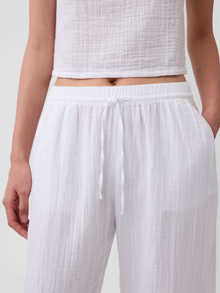 Image number 5 showing, Cotton Gauze Easy Joggers