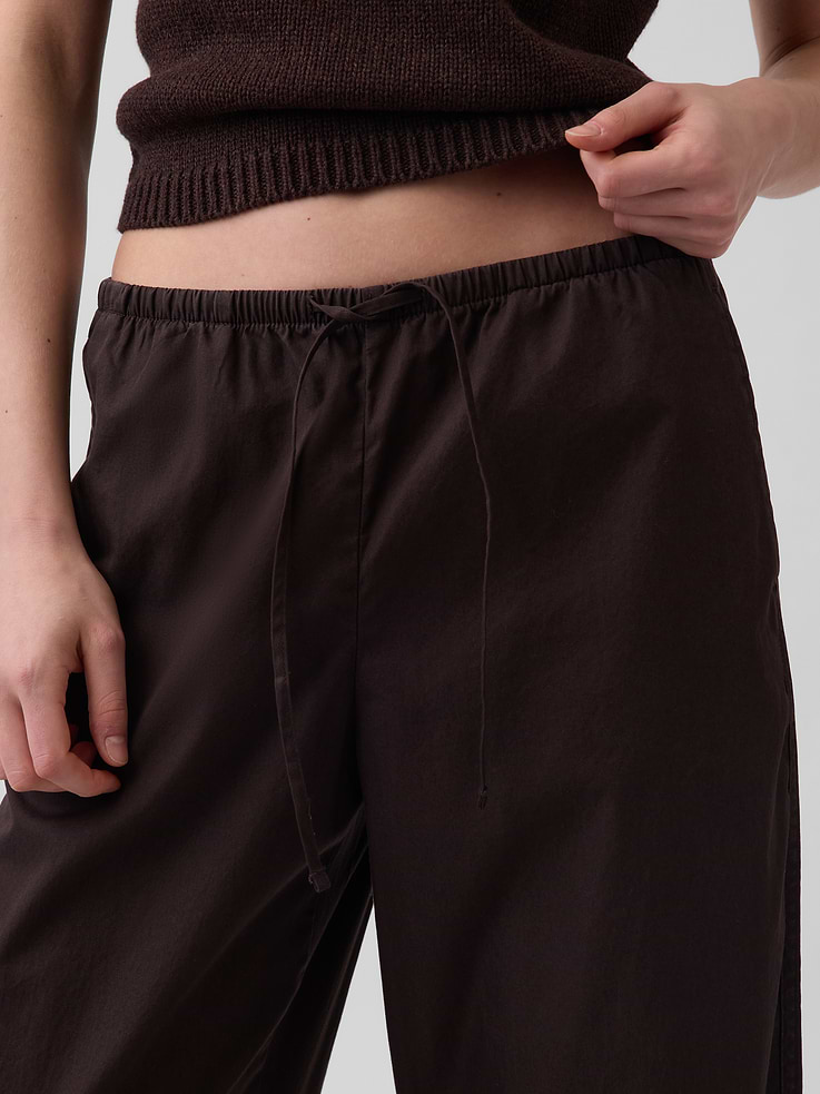 Image number 5 showing, Poplin Easy Barrel Pants